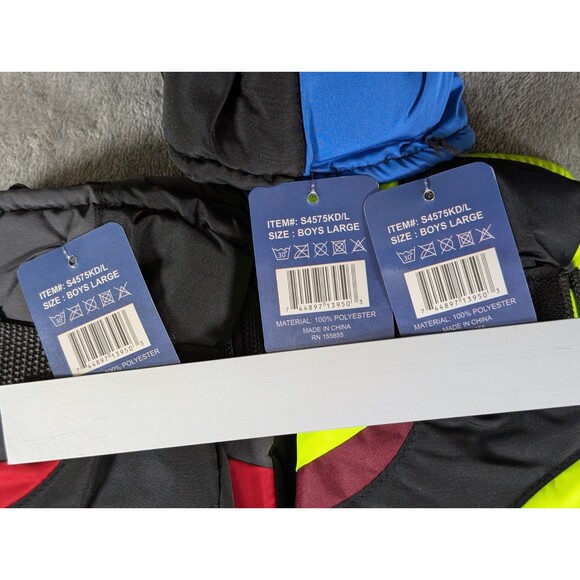 3 Cold Busters Boys Gloves L Snow Ski Winter Warm Colorful Outdoor - Picture 6 of 6